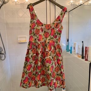 Flower Print Zara Dress